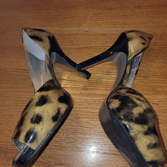 Leopard opentow pumps - Picture 2 of 4